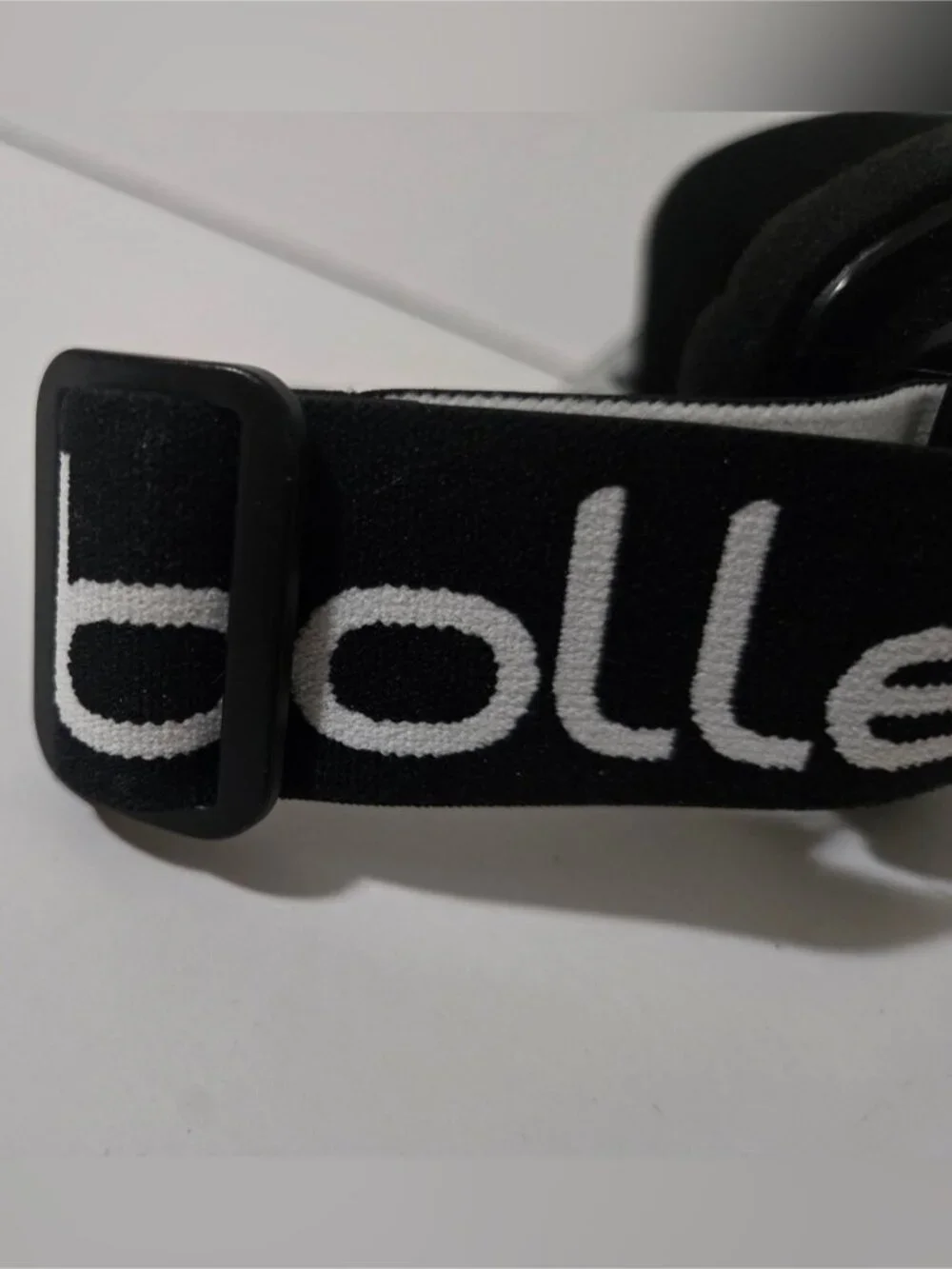 Bollé Ski Snowboard Goggles Orange Tint Lens Black Frame Adjustable Strap